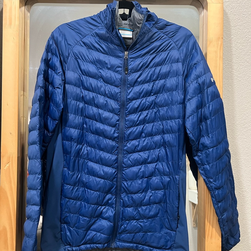 Blue Columbia Puffer Jacket size Small in Men